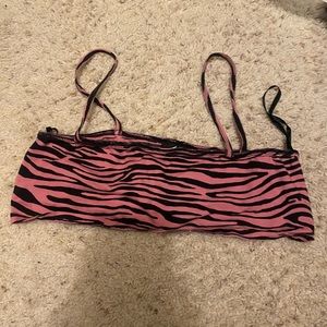 Zebra Crop Top